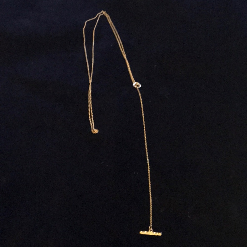 Gorjana Tanner Toggle necklace in 18K Plated gold